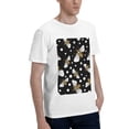 thumbnail image 2 of Bingfone Honey Bees At Night Men'S Loose Fit Short-Sleeve Pocket T-Shirt, 2 of 7