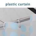 thumbnail image 5 of Dot PEVA Fabric Shower Curtain Water and Mildew Resistant Bath Curtain, 5 of 5