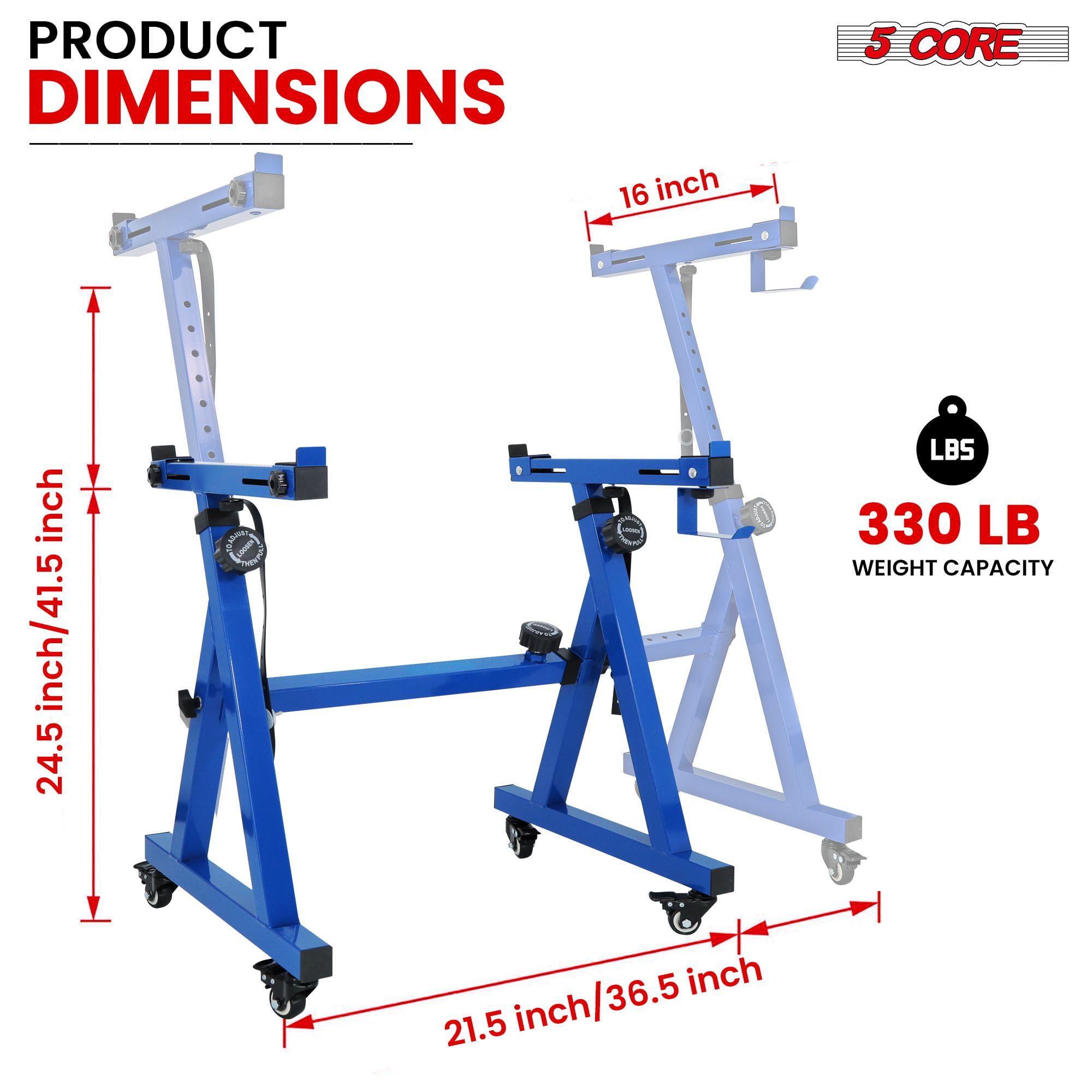 Adjustable Z-Style Keyboard Stand with Locking Wheels – Heavy-Duty Mobile Riser for 54-88 Key Pianos, Synthesizers & DJ Gear