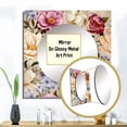 thumbnail image 3 of Designart "Blossoming Spring Array" floral Square Mirror For Wall Decor - Large Multicolor Square Printed Wall Mirror Art - Square Cottage Mirror - Wall Mounted Square Large Mirror, 3 of 5