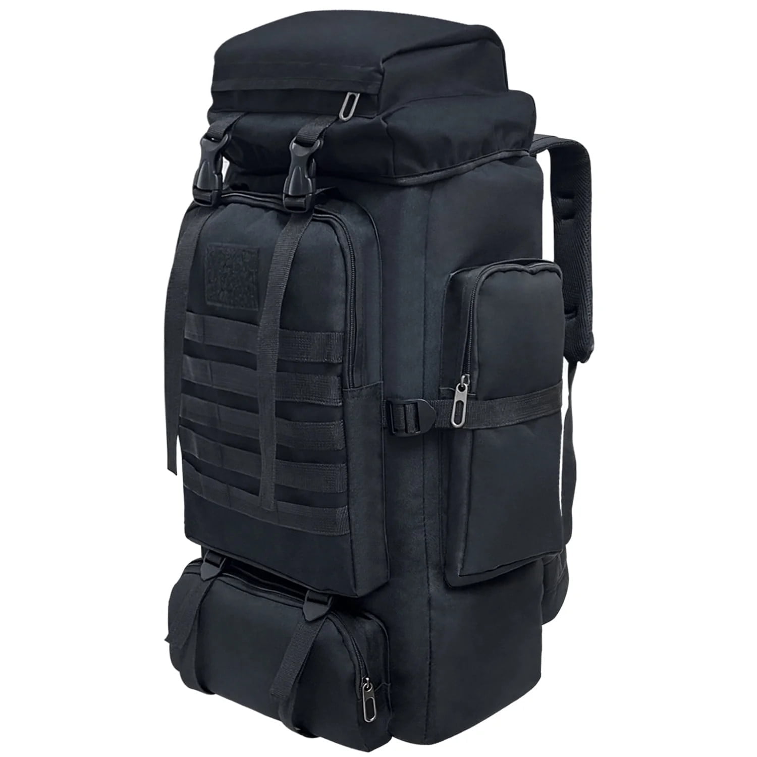 Vaupan Large Capacity Multi-Pocket Frame Hiking Backpack, 80L Camping Backpack with Charging Port, Scratch-Resistant Waterproof Outdoor Sport Travel Vaupan Large Capacity Multi-Pocket Frame Hiking Backpack, 80L Camping Backpack with Charging Port, Scratch-Resistant Waterproof Outdoor Sport Travel