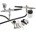 thumbnail image 3 of Dual Action Airbrush Air Brush Spray Gun Complete Kit 0.3mm Nozzle Hobby Paint, 3 of 3