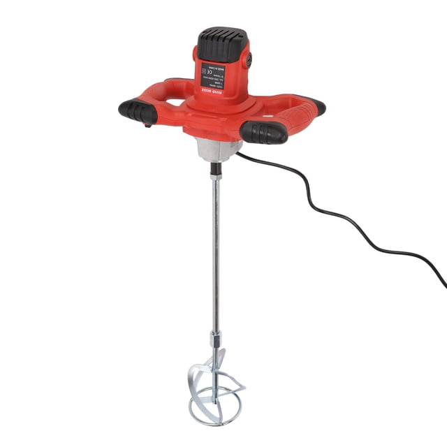 Mezclador Eléctrico De Pintura Industrial, Mezclador De Cemento Eléctrico De Mano 1400W 930r/min Velocidad Para Construcción De Pintura