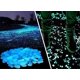 thumbnail image 1 of 100 Pcs Glow in The Dark Garden Pebbles for Walkways and Decor in Blue, 1 of 3