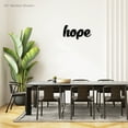 thumbnail image 3 of Hope - Inspiring Solid Steel Home Decor Decorative Accent Metal Art Wall Sign, 3 of 6