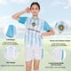 thumbnail image 3 of bolognifi Camiseta de fútbol for niños, camiseta de la Copa Europea/América, conjunto de pantalones cortos deportivos de fútbol for niños y niñas, 3 of 7