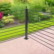 Dwellnix 304 Stainless Steel Cable Railing with Pre-drilled Holes for Easy Installation, 220 lbs Load Capacity, Suitable for Residential and Commercial Use