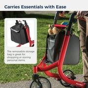 Drive Medical Nitro Euro Style 3-Wheel Rollator Rolling Walker