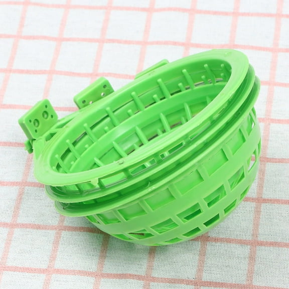OHOIOLLA Small Pet Nest Plastic Bird Basin Green 3Pcs 6.3x5.7x2.4in