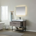 thumbnail image 3 of Miseno Mv701236 Palma 36" Free Standing Single Basin Vanity Set - Mexican Oak, 3 of 5