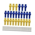 thumbnail image 2 of DimyFew 26 Pieces Table Soccer Men Repair Parts Football Machine Accessories Blue Yellow, 2 of 9