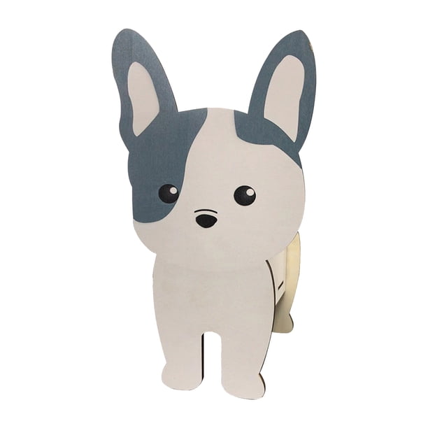 Macetas perro macetas de plantas lindo Animal en forma de flor de dibujos animados maceta de madera para jardín interior al aire libre decoración de escritorio,Irfora Irfora Macetas suculentas
