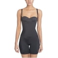 thumbnail image 1 of Gaine Invisible Sans Soutien-Gorge Mi-Cuisse Extra Forte Noire - P, 1 of 1