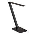 thumbnail image 1 of Safco Products Pivoting Vamp LED Lamp- Wireless Charging Pad & USB Port - Black, 1 of 5