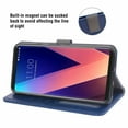 thumbnail image 3 of Mobile Phone Cover for Lg V30, Cover Premium Pu Leather Tpu Flip Cover Magnetic Closure Card Compartment Stand Function Wallet with Lanyard Protective Cover, 3 of 7