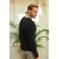 thumbnail image 5 of Wear Sierra Men’s Long Sleeve Crewneck Pullover Sweater Gray Relaxed Fit Knit Top – XX-Large, 5 of 10