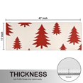 thumbnail image 5 of Kitchen Rugs Sets Of 2,Red Christmas Tree Pattern Anti Fatigue Kitchen Mat Rugs Non Slip Washable,Decorative Kitchen Floor Mats for Kitchen,Sink,Laundry,17"X47", 5 of 5