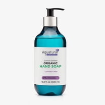 Aquatural Organic Liquid Hand Soap, Lavender & Mint, Plant-Based, 16.9 fl oz