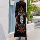 thumbnail image 2 of Vestido largo de calavera de azúcar Falda de verano Vestido largo de verano para mujer Vestido para embarazadas, 2 of 4