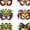 Style A Set, variant on REGALWOVEN 6-Pack Brazilian Carnival Mask, Paper Masquerade Masks for Mardi Gras Party Supplies, Vibrant Rio Costume Style B Set 7.4" x 5"