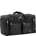 thumbnail image 1 of Bolsa de viaje Rockland negra de 47 cm x 27 cm x 22 cm de poliéster, 1 of 4