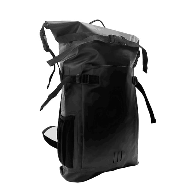 Tignapoo 30L Waterproof PVC Outdoor Backpack for Swimming, Hiking, and Travel - Black