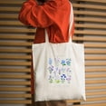 thumbnail image 5 of Bolso de lona impreso, bolso de compras portátil personalizado de un hombro para estudiante, moda, estilo: estilo2;, 5 of 5