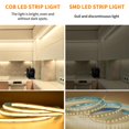 thumbnail image 2 of Tira de luces LED Yeewhale COB, 100 pies, 3000 K, blanco cálido, 2 of 7