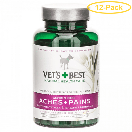 Vets Best Aches & Pains Relief for Dogs 50 Tablets - Pack of (Best Over The Counter Tanner)