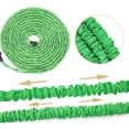 thumbnail image 4 of Manguera de jardín flexible, retráctil y extensible, telescópica, con boquilla rociadora multifunción incluida para jardinería y lavado de autos, 30 m, verde, 4 of 5
