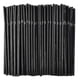 thumbnail image 1 of 500/200/100pcs Flexible Bendy Black Drinking Straws Plastic Disposable Straws-h, 1 of 4