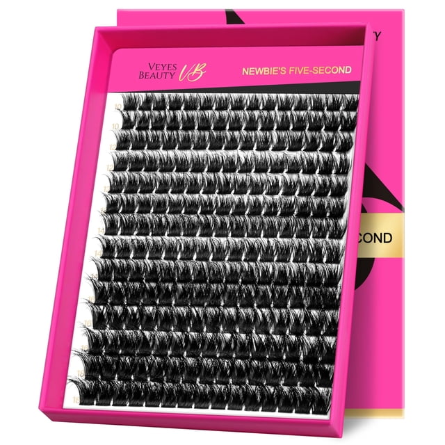 Extensiones de pestañas individuales Lash Clusters Fluffy VEYESBEAUTY