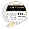 thumbnail image 1 of Cable Ethernet BUSOHE Cat 8 de 40 Gbps y 125 pies para enrutador/juegos, 1 of 7