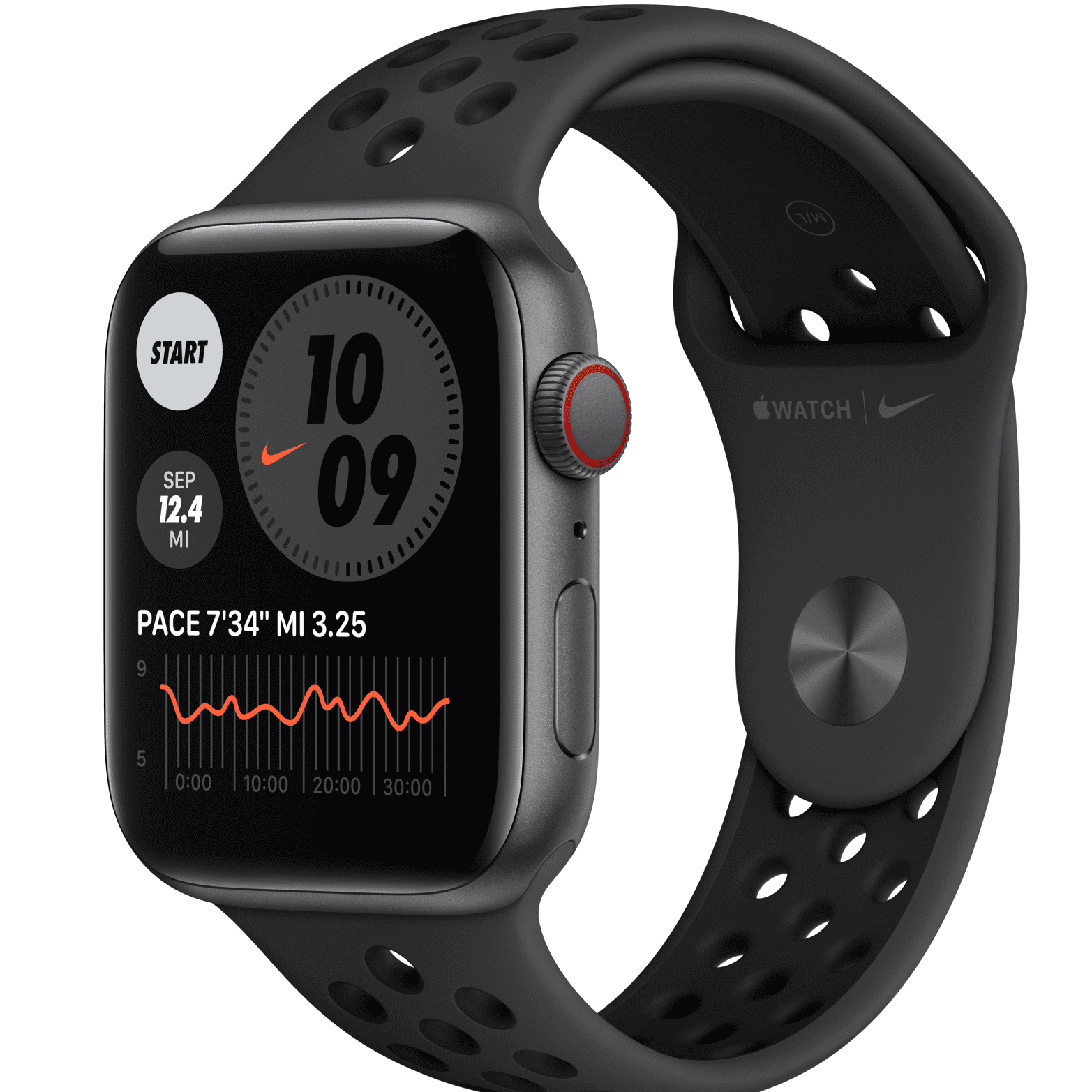 Apple Watch Nike Series 5 GPS + Cellular, 40mm Space Gray 