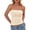 Apricot, variant on Tube Tops for Women Spring Summer Backless Fitted Floral Embroidery Going Out Bandeau Top Beach Vacation