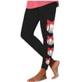 thumbnail image 4 of Iyufng Yoga Leggings for Women,Yoga Pants Plus Size Women's Fashion Baseball Printed Tight Leggings Yoga Pants Sport Elastic Pants, 4 of 5
