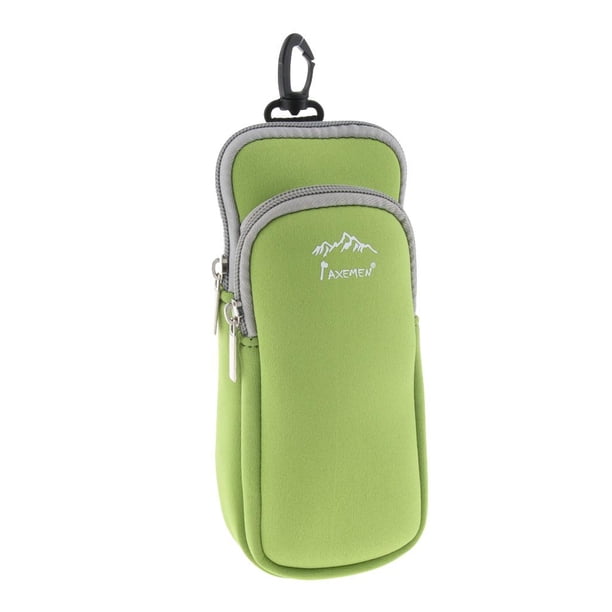 Mochila deportiva para teléfono móvil, para correr, trotar y hacer ejercicio, de 6,5 pulgadas verdes