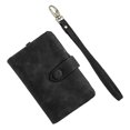 thumbnail image 1 of Cartera para Mujer Cartera Delgada Bolsa de Dinero Monedero Cartera Cartera Estuche para Tarjetas - Negro Yinane Titular de la tarjeta de crédito monedero para mujer, 1 of 8