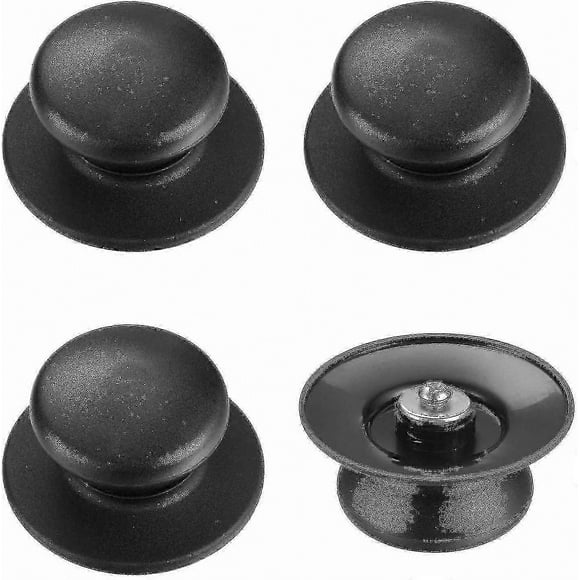 Universal Replacement Knobs for Pot Lids, 4-Pack Bakelite Cookware Handles
