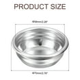 thumbnail image 2 of Uxcell 1Pcs 58mm Coffee Filter Basket, 2-Cup Stainless Steel Reusable Espresso Coffee Machine Bowl, 2 of 6