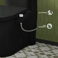 thumbnail image 4 of Aqua Non-Electric Bidet Toilet Attachment in Matte Black, 4 of 8