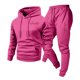 thumbnail image 5 of Ceisia Men's Loose Fit ECG Print Hooded Sweatshirt & Jogger Set - Warm Stretch Casual Two-Piece Tracksuit Gifts, 5 of 5