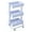 Lilac, variant on Lexington 3-Tier Rolling Cart by Simply Tidy - Mobile Metal Storage Utility Cart Organizer with Locking Wheels for Craft - Office & Home - 1 Pack
