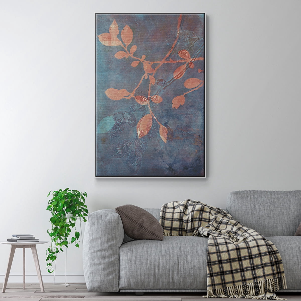Branching Out XVIII Framed Premium Gallery Wrapped Canvas - Ready to Hang - 17 x 25 - White Floating Frame