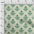 thumbnail image 2 of oneOone Cotton Silk Light Green Fabric Maxican Floral Sewing Fabric By The Yard Printed Diy Clothing Sewing Supplies 42 Inch Wide, 2 of 4