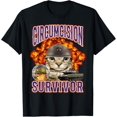 thumbnail image 1 of Camiseta divertida con meme de gato, 1 of 2