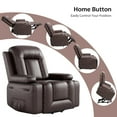 thumbnail image 6 of Kojooin Power Lift Recliner with Heat and Massage – Adjustable Reclining Chair for Elderly with Cup Holders, Side Pockets, and USB Port for Living Room, 6 of 7