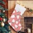 thumbnail image 5 of GZHJMY Strawberry Christmas Stocking, Personalized Large Candy Stocking Hanging Gift, Xmas Stockings Decoration for Family Holiday Party Ornaments Decor Fireplace, 5 of 7