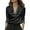 7#Black, variant on Womens V Neck Satin Shirts Long Sleeve Minimalist Blouses Casual Dressy Tops Wine XXL
