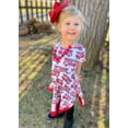 thumbnail image 4 of Little Dress Shoppe, LLC Firetruck Twirly Dress,Female Toddler Knee Length Frock Dress., 4 of 9